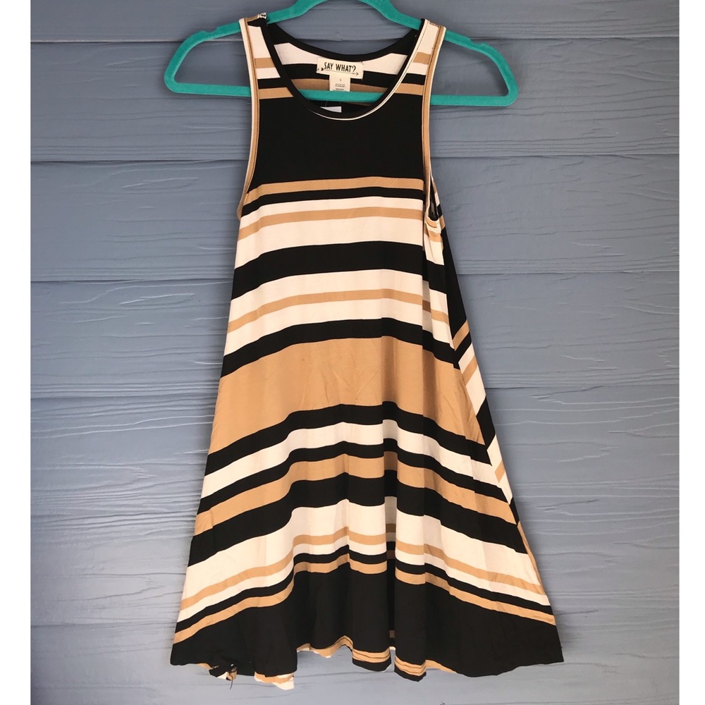 NWT Striped Swing Dress